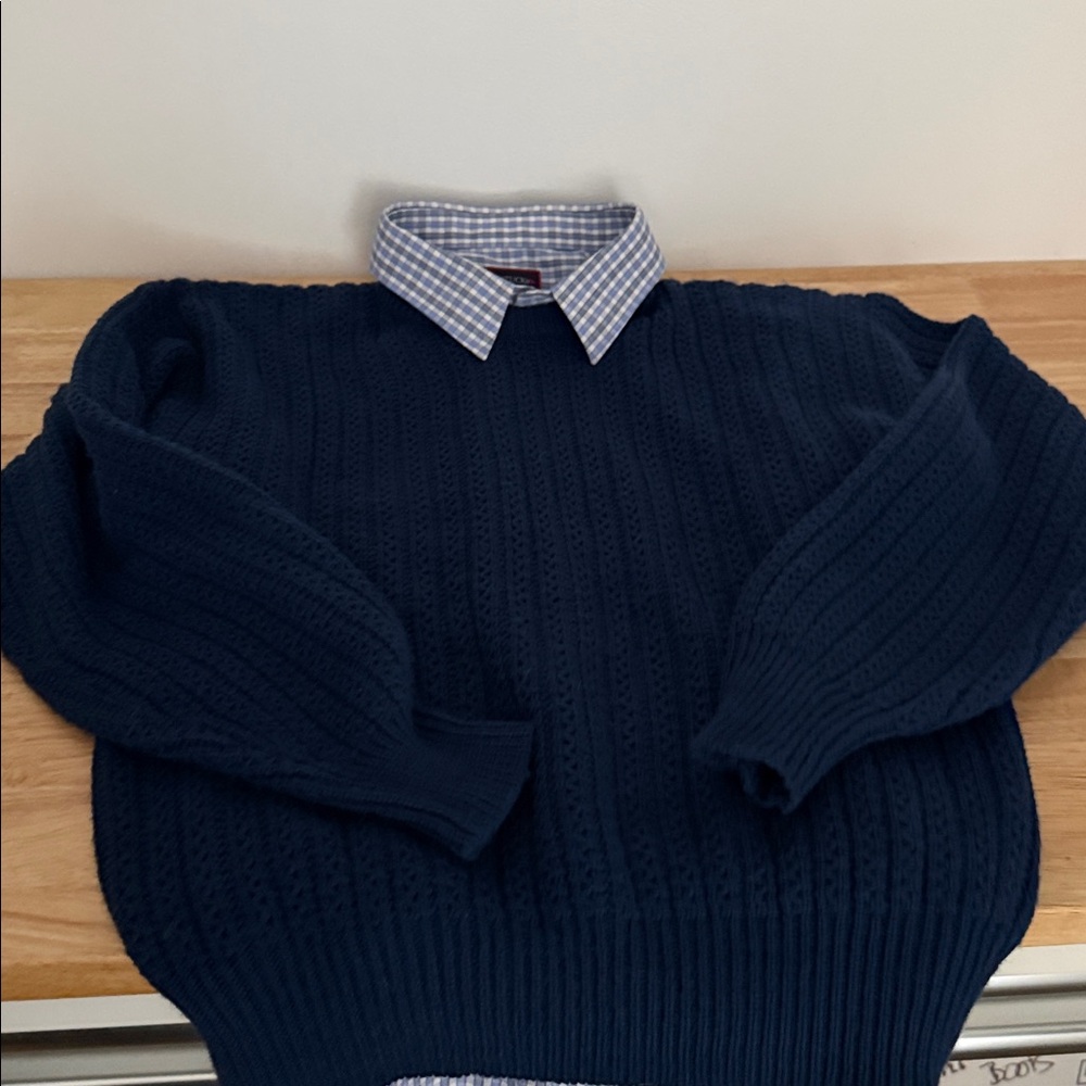 Van Heusen Deep Blue Crewneck Sweater